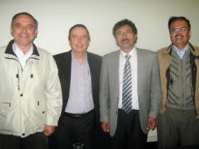 Dres. Cristián Rivera, Eugenio Bancalari, Jaime González y José Rodríguez