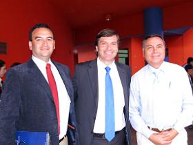 Sres. Carlos Martínez, Luis Alberto Lindermeyer y Sergio Rivera