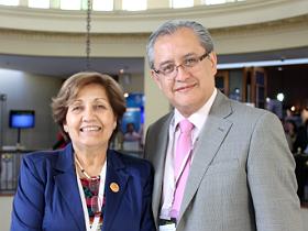 Dres. Ivonne Aramburú y Luis Sepúlveda