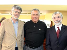 Dres. Cristóbal Holzapfel, Raúl Cárdenas y Rodrigo Pascual