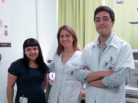 EU Ninoska Pavéz, Dra. Carolina Núñez y TM Álvaro Muñoz