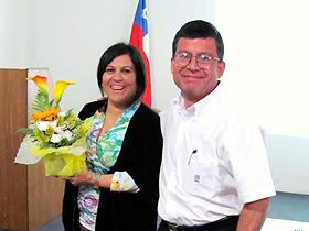 Dra. Verónica Mujica y Sr. Marcelo Valenzuela