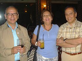 Dres. Carlos Wuillat, Heidy Levia y Francisco León