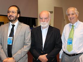Dres. Carlos Ibáñez, Sergio Canals y Giorgio Agostini