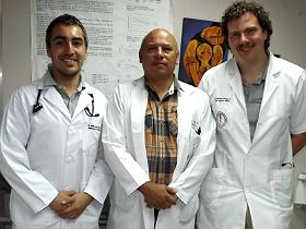 Dres. Andrés Cornejo, Carlos Peña y Bernardo Goecke