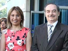 Sra. Rayén Inglés y Dr. Víctor Caire