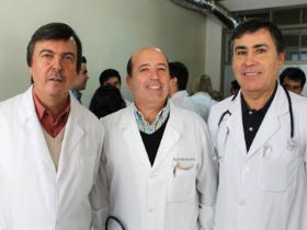 Dres. Bernardo Bancalari, Rodrigo Escobar y Carlos Torres