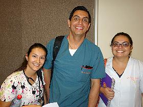 Dres. Consuelo Pino, Camilo Rondón y Paulina Sánchez