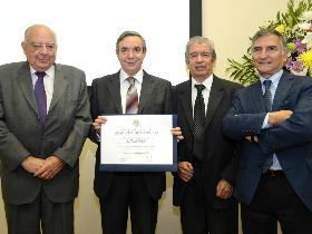 Dres. Rodolfo Armas, Mario Calvo, Manuel Oyarzún y Sergio Mezzano