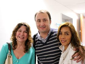 Dres. Sandra Aroca, Ricardo Eltit y Alejandra Cabrera