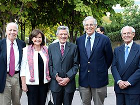 Dres. José Miguel Ried, Sra. Martina Díaz, Juan Verdaguer, Cristian Luco y Oscar Ham