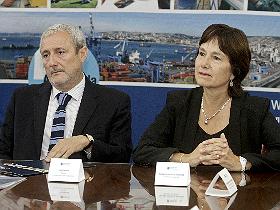 Rector Aldo Valle y Dra. Carmen Castillo