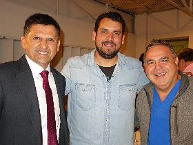 Sres. Pablo Varas, Juan Pablo Mellado y Dr. Héctor Vera