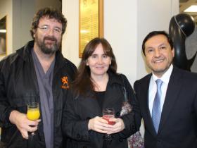 Dres. Pablo Schaufele y Claudia Rojas y Sr. José Luis Olave