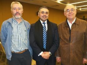 Dr. Germán Quappe de la Maza, Sr. Daniel Noriega y Dr. Víctor Paredes