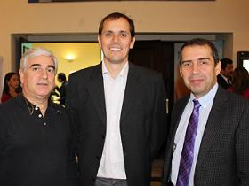 Dres. Juan Fuenzalida, Sergio Vial y Marcial Ibarra