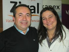 Dr. Manuel Mardones y Srta. Daniela Torrejón