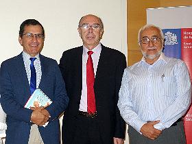 Dres. Antonio Cárdenas, Arnoldo Quezada y Tomás Verdejo