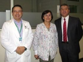 Dres. Leonardo Maggi y Lilian Campos y Sr. Claudio Monsalves