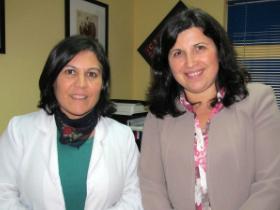 Dra. Verónica Mujica y Sra. Julieta Vásquez