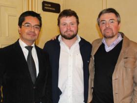 Dres. Marcelo Leiva, Eric Ojeda y Claudio Navarrete