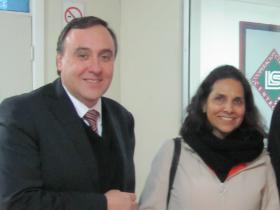 Sr. Guillermo Otárola y Dra. María Fidelia Escobar