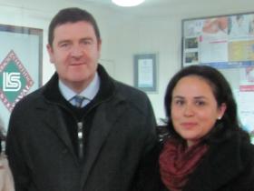 Dr. Carlos Arévalo y Srta. Elisa Ferrada