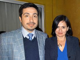 Dr. Cristian Tabilo y Srta. Andrea Álvarez