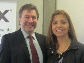 Sr. Rodrigo Henríquez y Dra. Eliana Soruco
