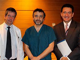 Dres. Tomás Regueira, Rodrigo Díaz y Hernán Cabello