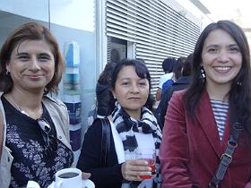 TMs Ana María Cuellar, Alejandra Vega y Dra. Natalia Valenzuela
