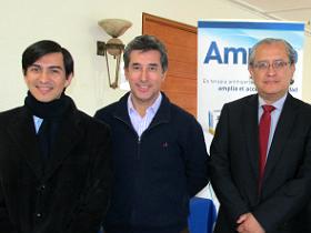 Dres. Carlos Trejo, Marcelo Lancaqueo y Luis Sepúlveda