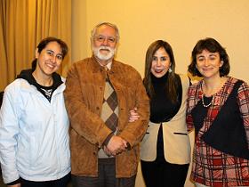 Dres. María Juliana Bastías, Eduardo Bastías, Sra. Mercedes Zárate y Dra. Victoria Novik