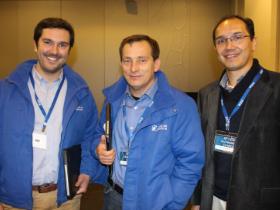 Dres. Andrés Leiva, Ratko Yurac y Osvaldo Gaete