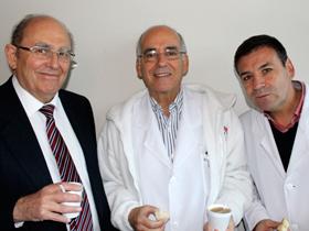 Dres. Guillermo Galán, Mario Meneses y Julio Sepúlveda