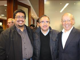Dres. Bernhard Westerberg, Javier Alburquerque y Rienzi Díaz