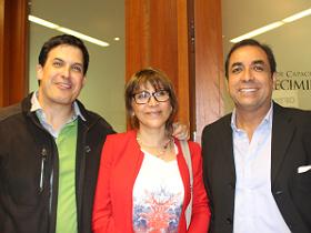 Dres. Gonzalo Lezaeta, Susana Stuardo y Gerardo Neumann