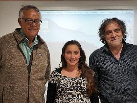Dres. Gustavo Ríos, Karina Michea y Glenn Hernández