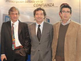 Dr. Edgardo Grob, Sr. Sergio Veloso y Dr. Luis Scholz