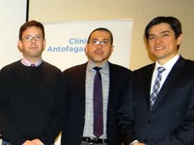 Dres. Sebastián Soto, Claudio Vallejos y Sergio Valenzuela