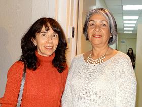 Sra. Elisa Salazar y Dra. Virginia Manns