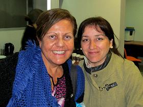 Dra. Patricia Iturra y Sra. Pilar Flores