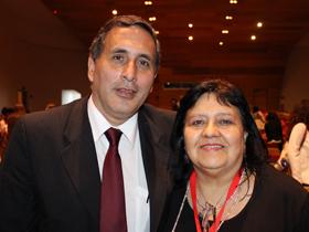 Dr. Pedro Crocco y Anita Román