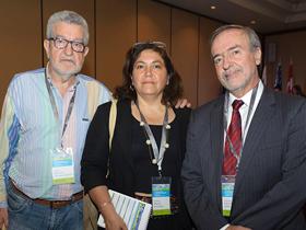 Dres. Marcos Gómez, Marisol Ahumada y Norberto Bilbeny