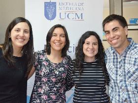 Dres. Constanza Monsalve, María Selamé, María González y Guillermo Llévenes
