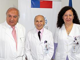 Dres. Francisco Barrera, Patricio Vera y Sofía Aros