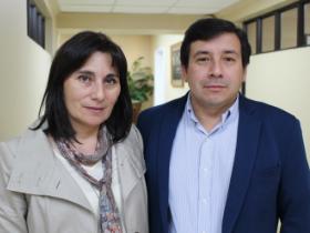Sra. Magaly Manríquez y Dr. Álvaro Saldaña