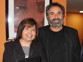 Sra. Patricia Pineda y Dr. León Campos