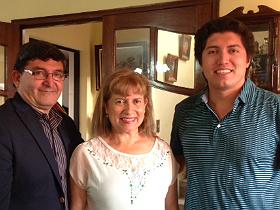 Dres. Willybaldo Saavedra, María Virginia Araya y Pablo Vargas