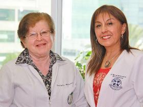 Dras. Galicia Montecinos y Myriam Betancourt